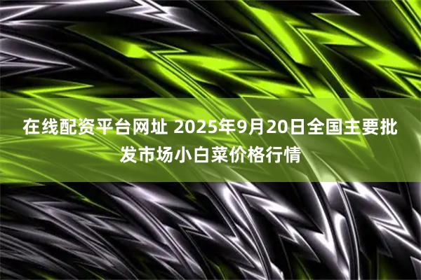 在线配资平台网址 2025年9月20日全国主要批发市场小白菜价格行情