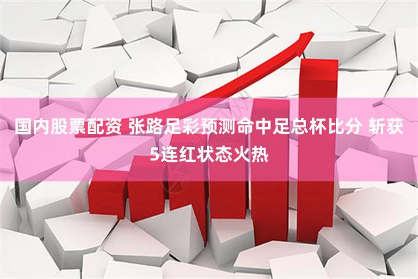 国内股票配资 张路足彩预测命中足总杯比分 斩获5连红状态火热